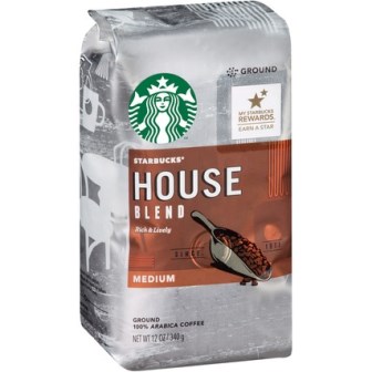 Ground Coffee Med House Blend 12oz